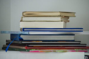 children's book stack
